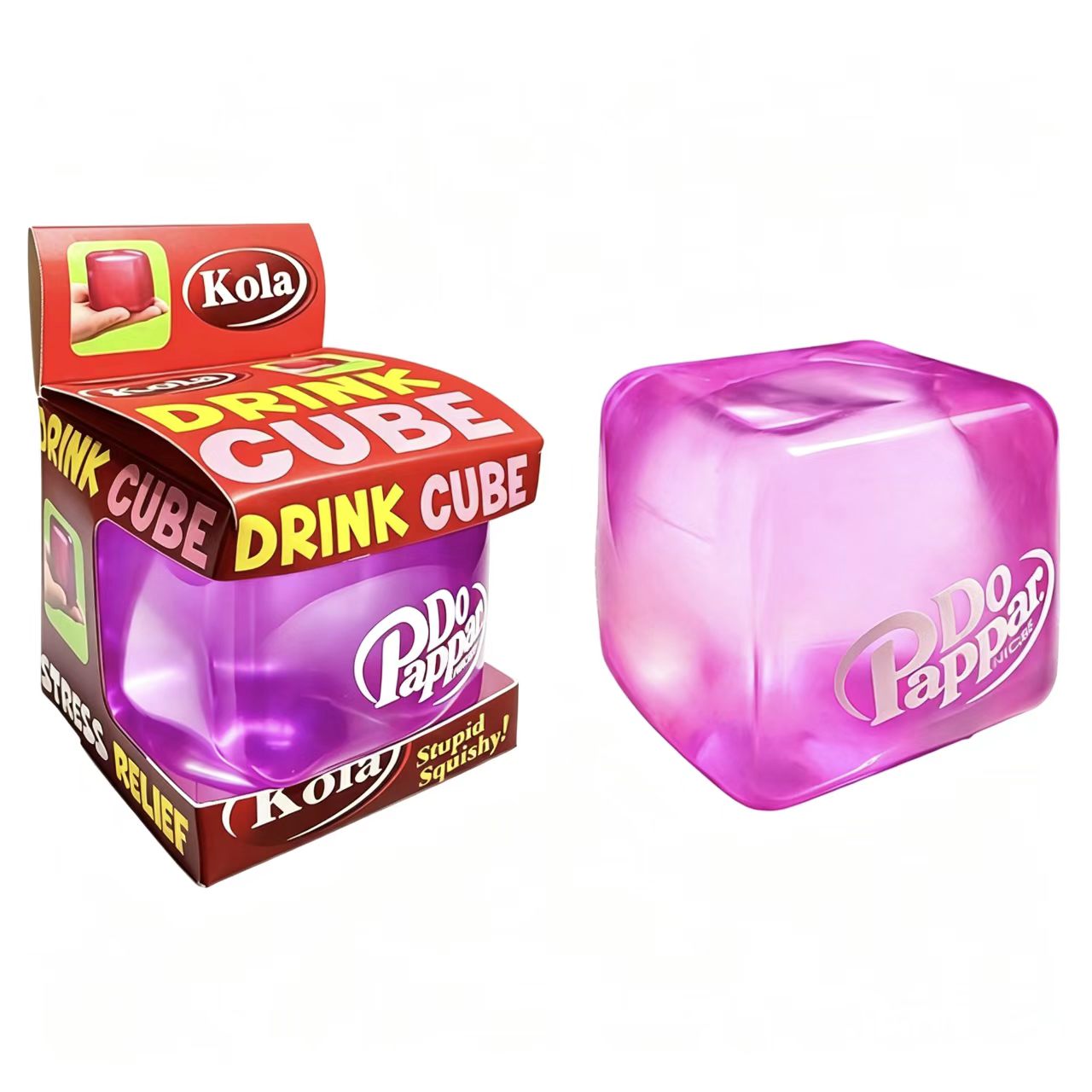 Slow Rebound Soda Ice Cube Squishy Drink Stress Relief Toy