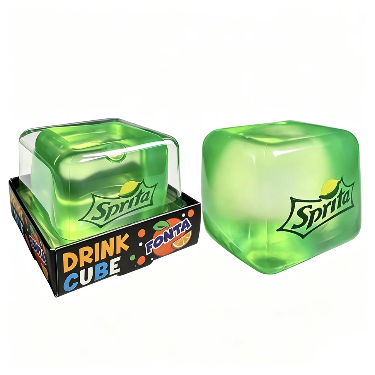 Slow Rebound Soda Ice Cube Squishy Drink Stress Relief Toy
