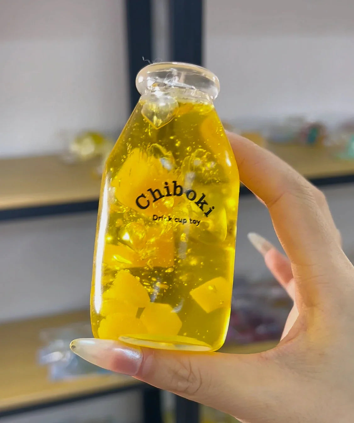 Mango Squishy Bottle Fidget Toy