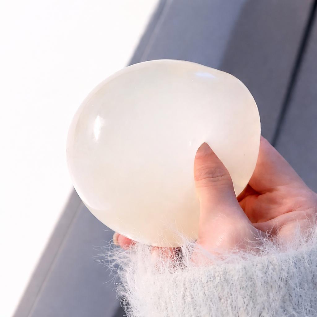 Coconut Oil Squishy Balls, 6cm Slow Rebound Stress & Anxiety Relief Fidget Toys | Available as Single Colors or 6-Pack Gift Box, Soft Sensory Toys for Relaxation & Gifts