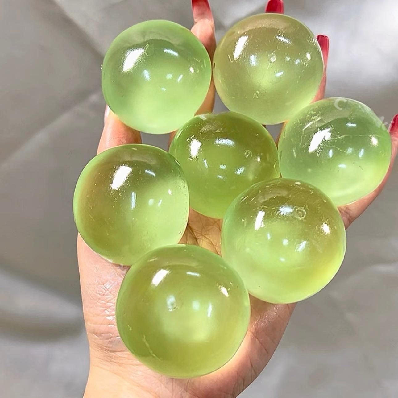 Coconut Oil Squishy Balls, 6cm Slow Rebound Stress & Anxiety Relief Fidget Toys | Available as Single Colors or 6-Pack Gift Box, Soft Sensory Toys for Relaxation & Gifts